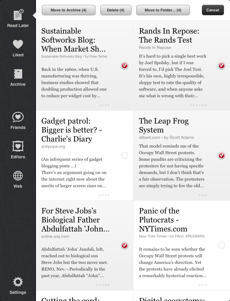Instapaper 4.0ʹõƻֻ_ѧ