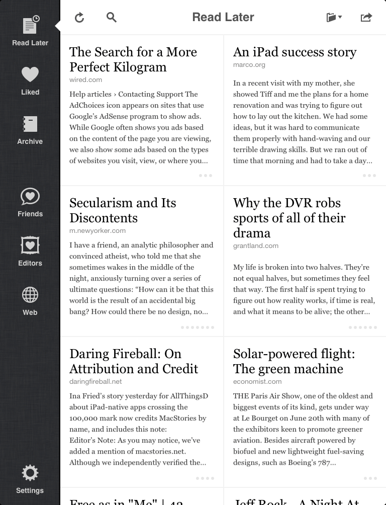 Instapaper 4.0ʹõƻֻ_ѧ