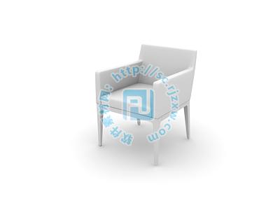 原创办公室配座沙发3D模型免费素材下载 - 软