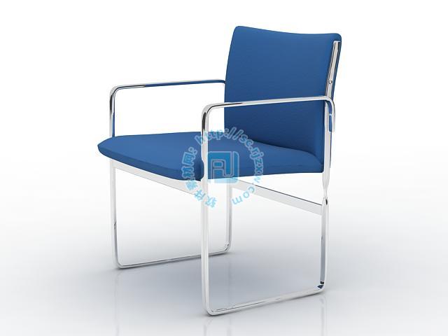 办公室接待3D坐椅模型免费素材下载 - 软件自