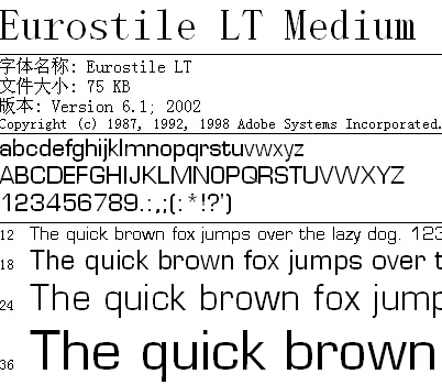 Eurostile-LT-Medium