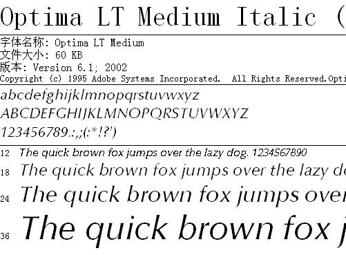 Optima-LT-Medium-Italic
