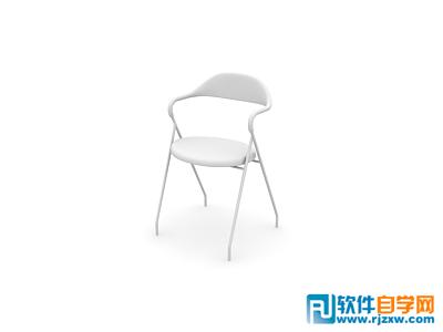 创艺座椅3D小模型免费素材下载 - 软件自学网