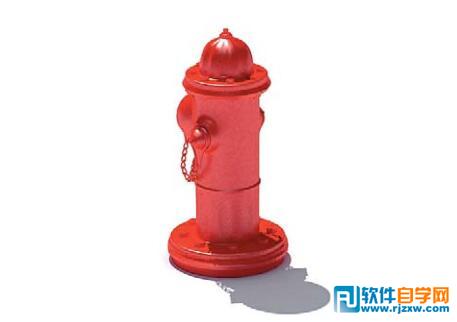 天虹百货消防栓3DMAX模型免费素材下载 - 软