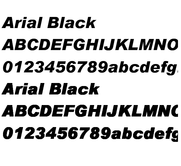 Arial Black