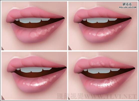 <em>Photoshop</em>鼠绘<em>人物</em>鼻子、嘴唇和眉毛教程 - 4