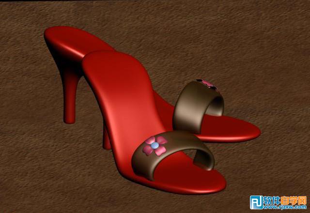用3DMAX制作高跟鞋建模教程 - 1 - 软件自学网