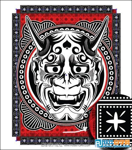 教你用Illustrator绘制衣服上的恶魔面具 4 - 软件