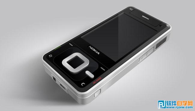 用PS制作NOKIA手机效果图 - 1 - 软件自学网