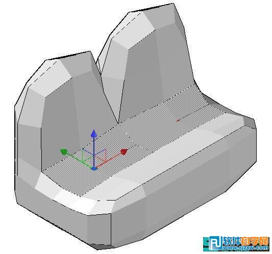 教你怎么用CAD的网格工具制作沙发 - 1 - 软件