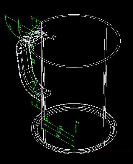 用CAD绘制水杯效果教程 - 1 - 软件自学网