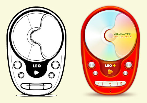 音乐播放器界面设计 - 2 - 软件自学网