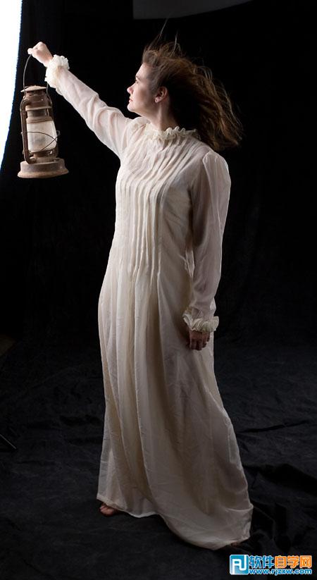 设计女孩和巨型老虎场景 PS教程 - 软件自学网