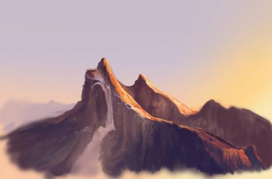 孙大圣形状山体 手绘讲解 PS教程 - 软件自学网