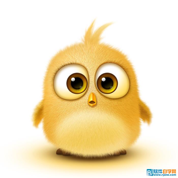 PS怎样画小鸟 PS教程 - 软件自学网