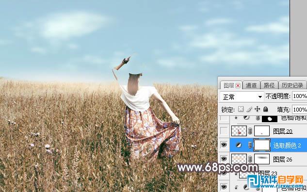 草原照片人物 后期处理 - 3 - 软件自学网