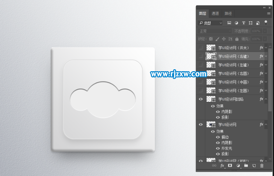 PS绘制音乐图标 PS教程 2 - 软件自学网