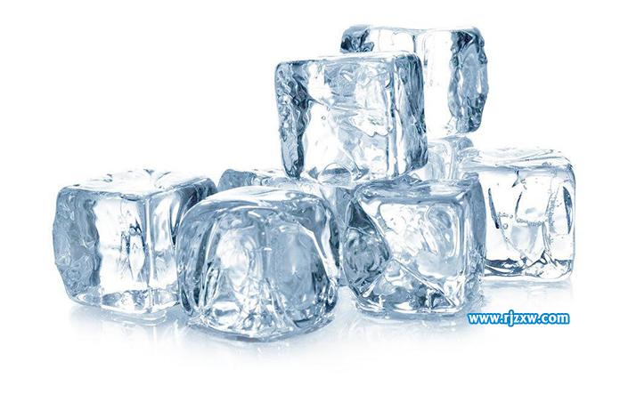 ps怎么把水果到冰块里 PS教程 - 软件自学网