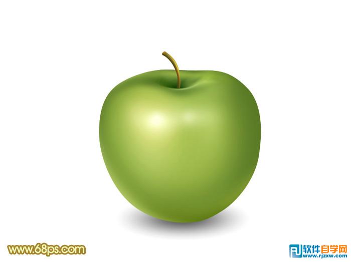 漂亮的青色大苹果