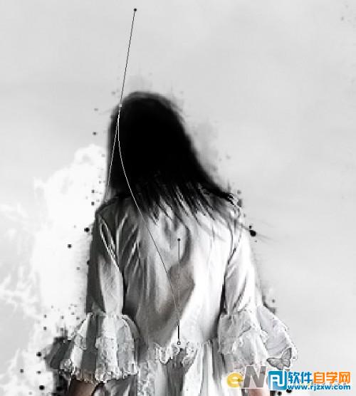 PS合成小提琴演奏者水墨效果 - 4 - 软件自学网