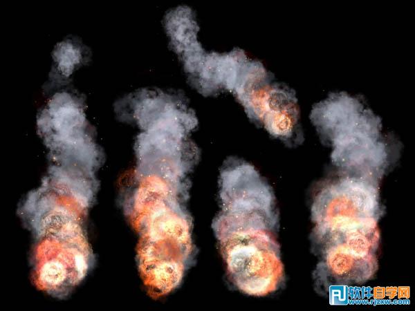 PS合成火焰四射拉小提琴的天使 - 5 - 软件自学网