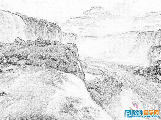 用PSCS6制作水墨画教程