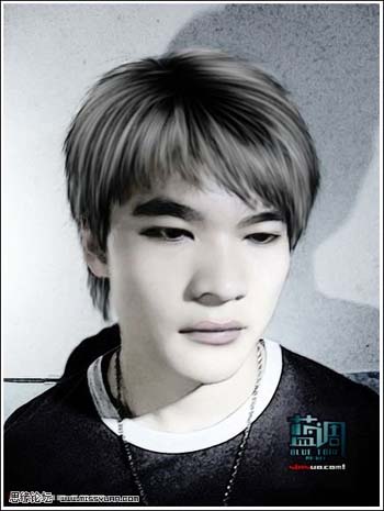 PS把帅哥的照片转手绘效果 - 1 - 软件自学网