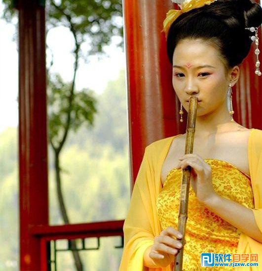 PS把人物图片处理成古典水粉画效果 PS教程 