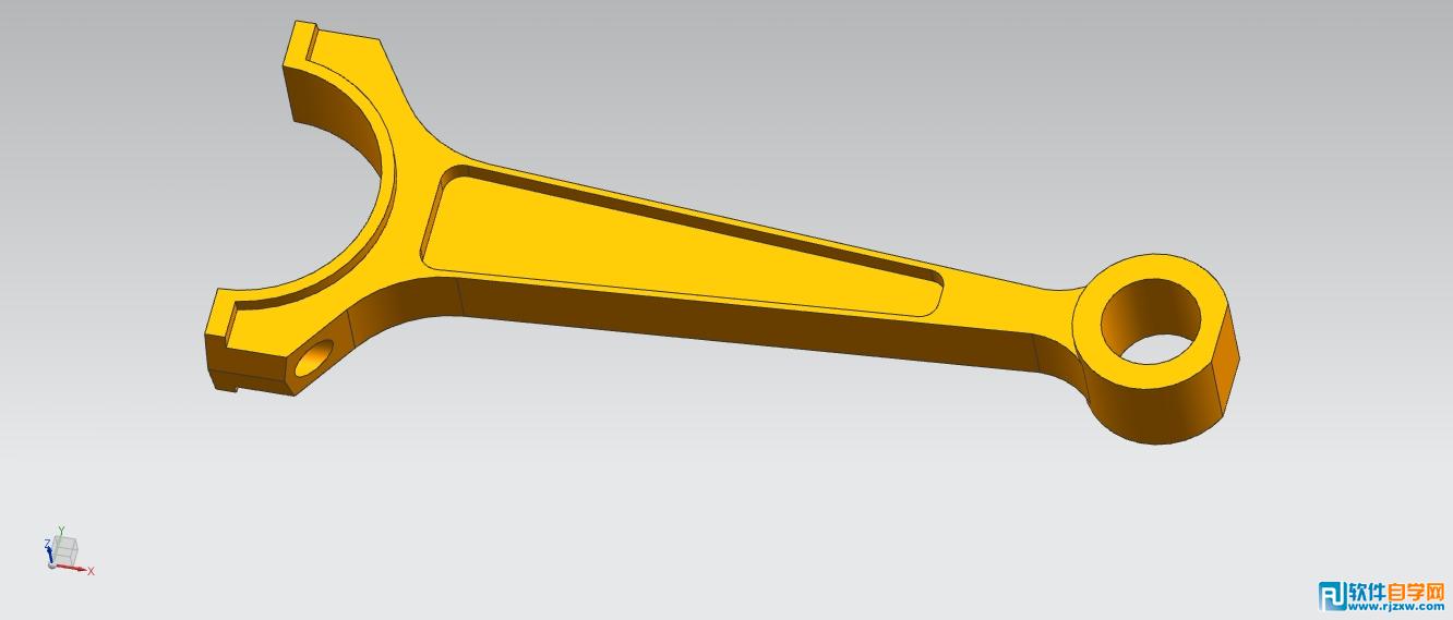 ug8.0绘制连杆 - 1 - 软件自学网