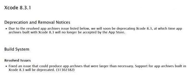 ƻXCode 8.3.1ʲô