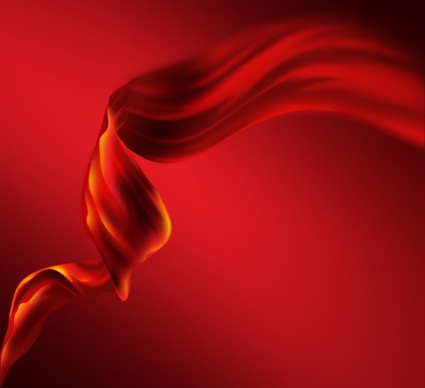 红绸飘带的psd分层文件