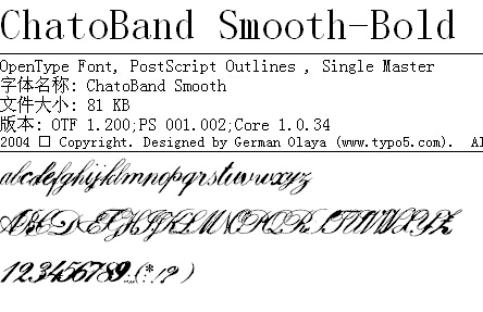 ChatoBand Smooth-Bold