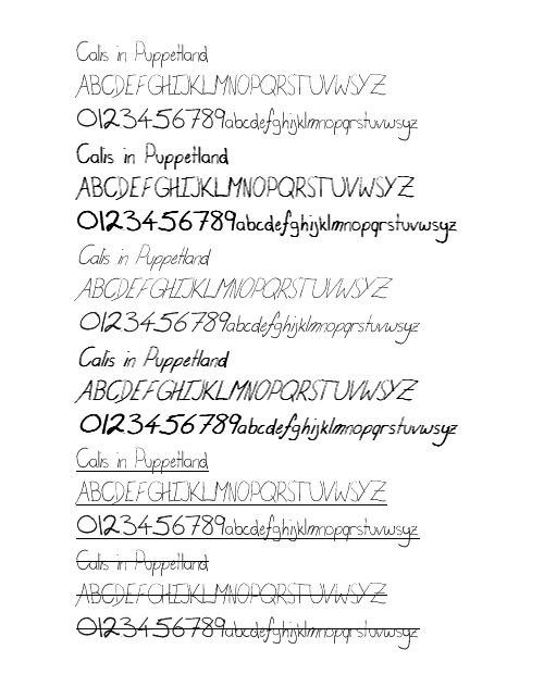 Calis in Puppetland 