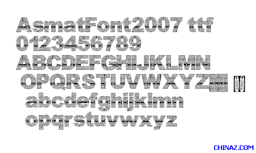 AsmatFont2007