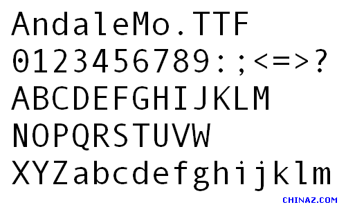 Andale Mono
