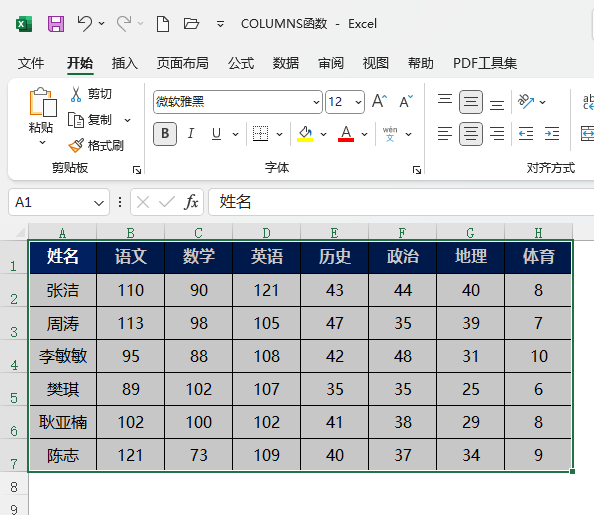 EXCEL2021怎么设置行高的方法第1步