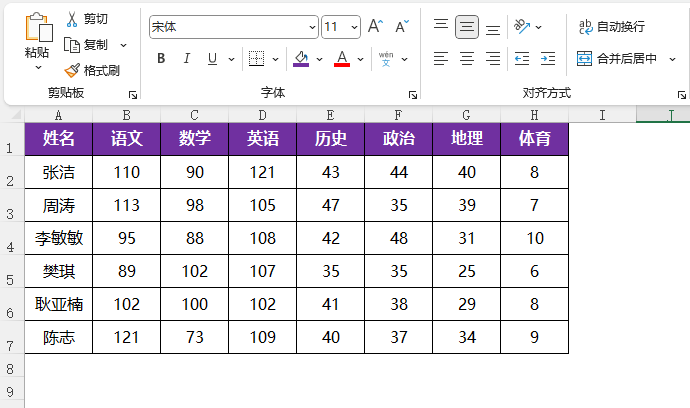 EXCEL2021怎么设置单元格背景颜色第4步