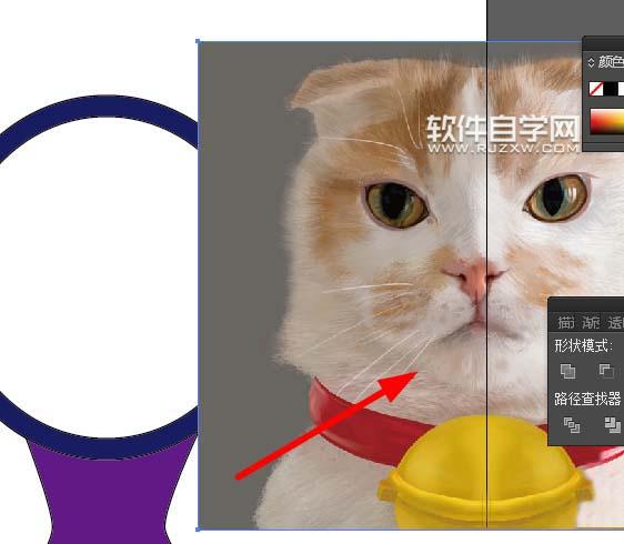 ai怎么设计小猫照镜子