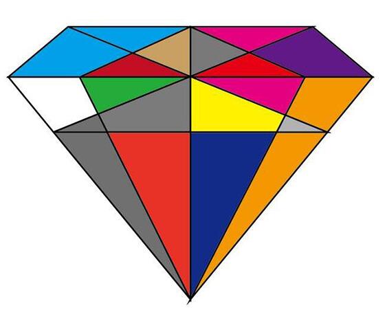 怎么用Ai绘制彩色的钻石
