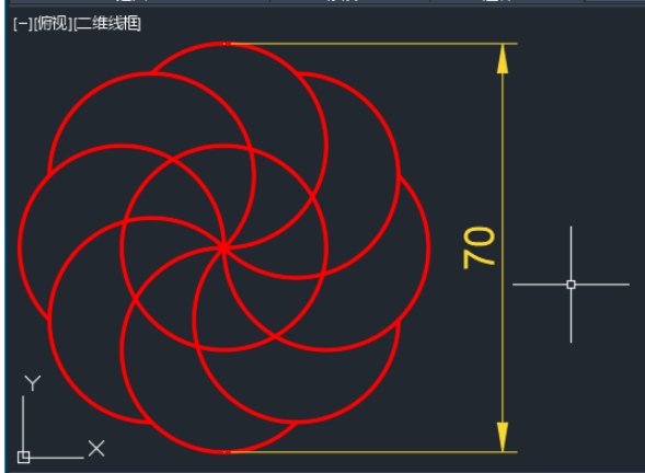 CAD如何绘制环形花案