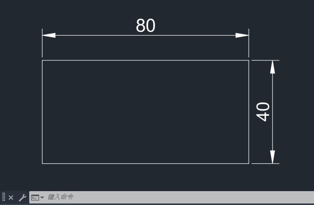 CAD�������γ�80��40��ô����7��