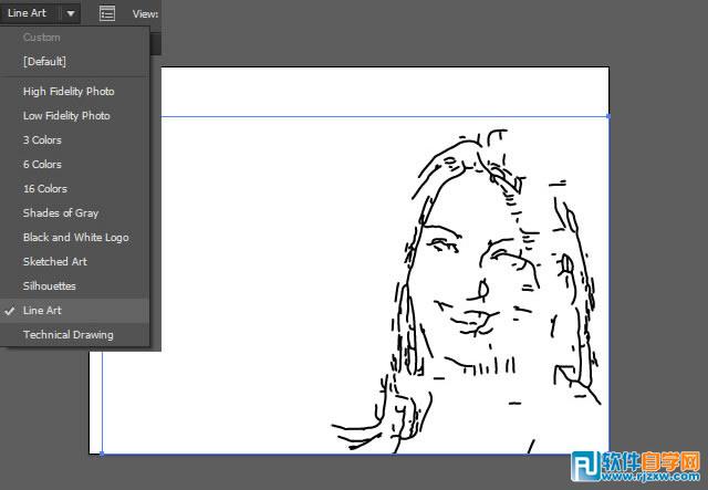 如何将人物照片制作成黑白矢量图 ps教程 3 - 软件自学网