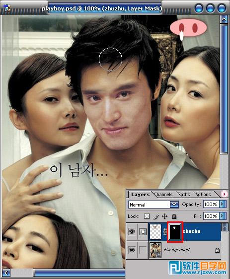 ps移花接木之海报电影人物的合成