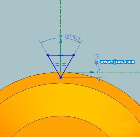 0绘制滚花建模图案教程