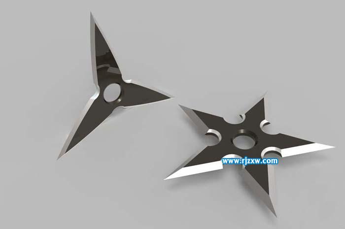 ug怎么绘制日本忍者镖的方法