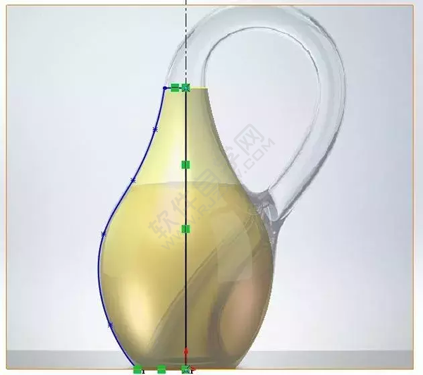 solidworks建模练习用放样扫描特征做的克莱因瓶子