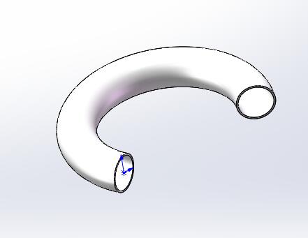 solidworks弯曲的管道怎么画