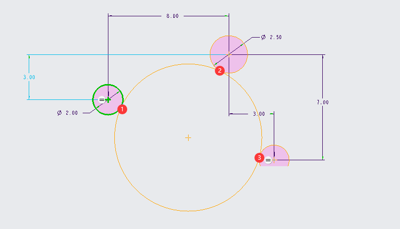 creo怎么画三个圆的相切弧第4步