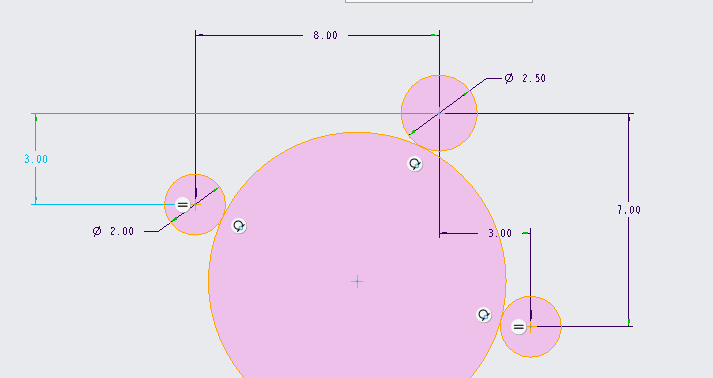 creo怎么画三个圆的相切弧第5步