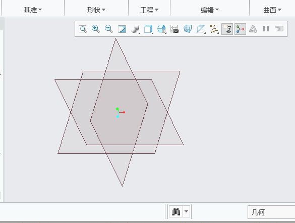 CREO没有基准平面怎么显示出来第6步
